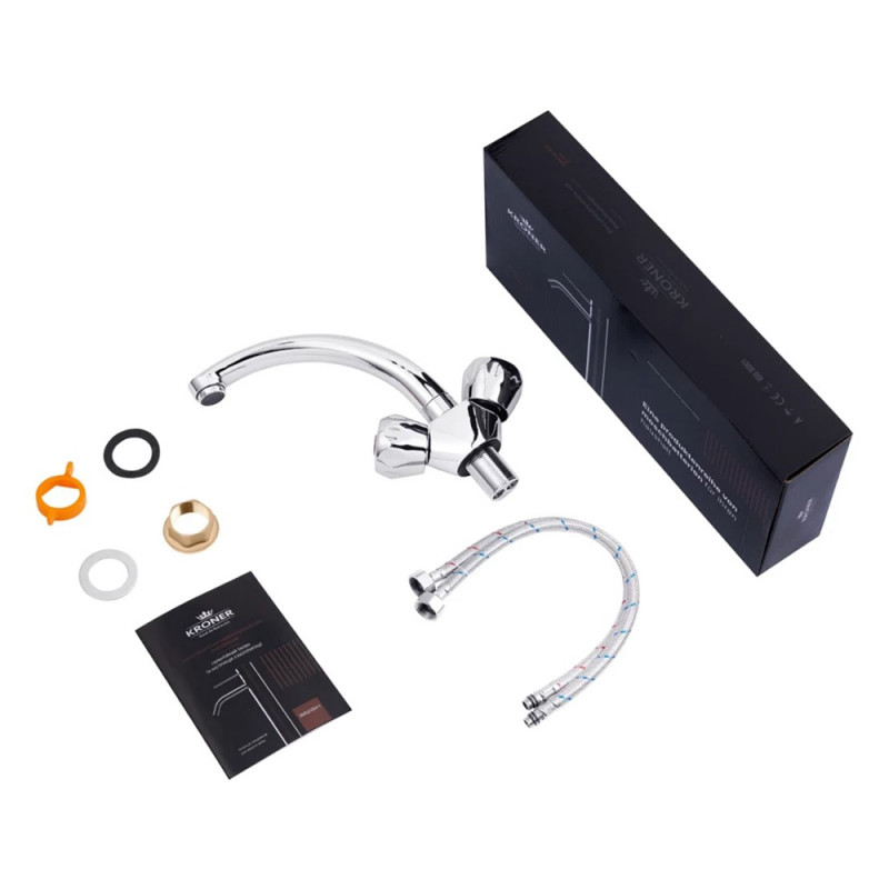 Змішувач для раковини Kroner KRP Hamburg - C010