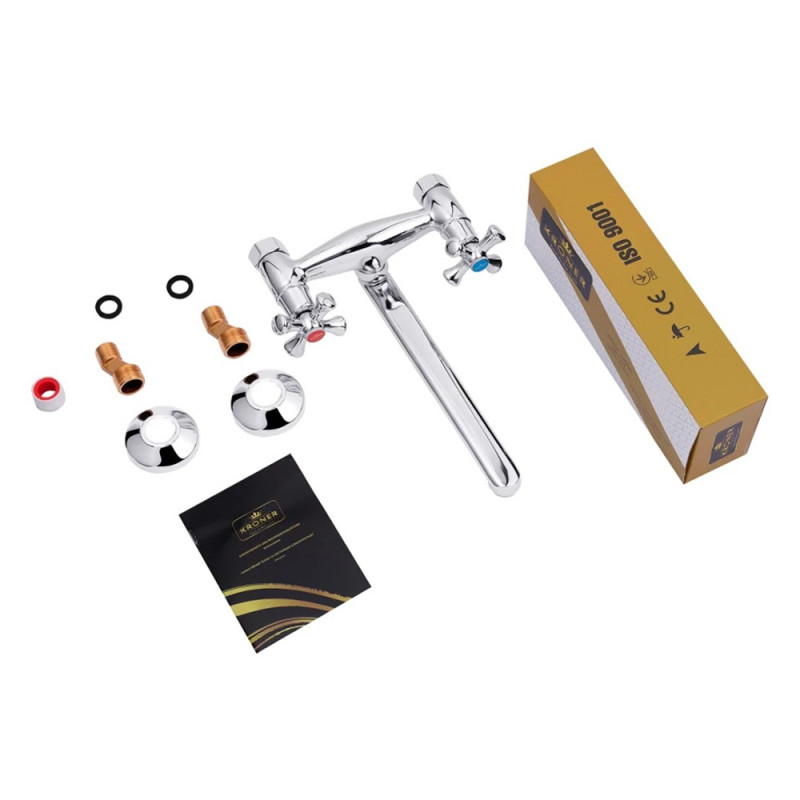 Змішувач для кухні настінний Kroner KRM Rhein - C040