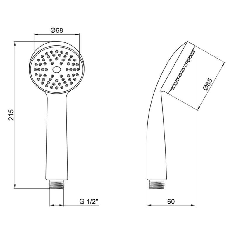 Лійка для душу Kroner KRM - C716