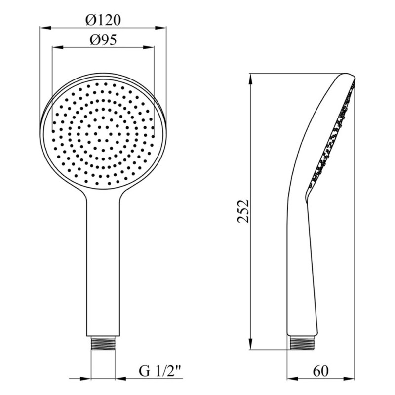 Лійка для душу Kroner KRM - C719