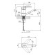 Змішувач для раковини Kroner KRM Odra - C010