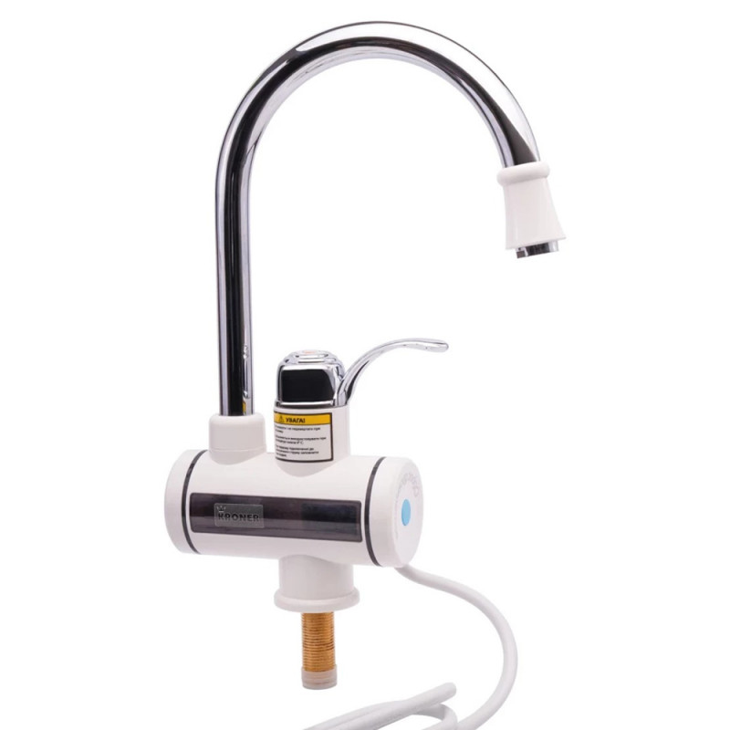 Проточний водонагрівач Kroner KRM Volt - CW091 з дисплеєм