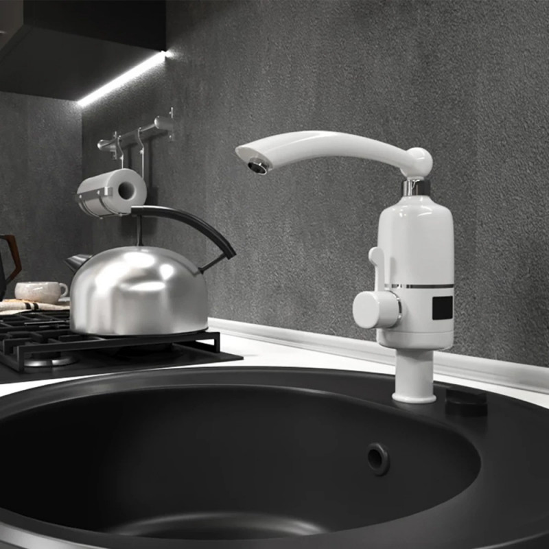 Проточний водонагрівач Kroner KRM Volt - CW092 з дисплеєм