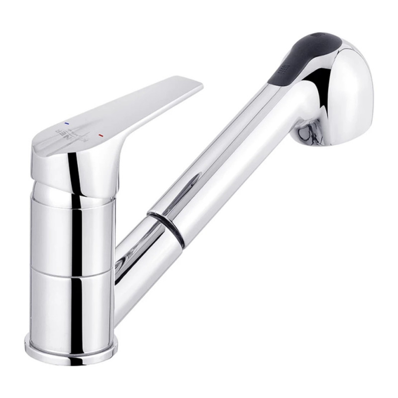 Змішувач для кухні з висувним виливом Kroner KRM Odra - C030-T