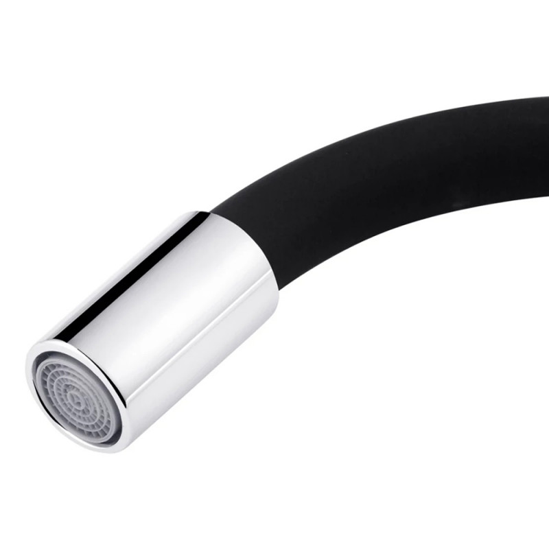 Змішувач для кухні з гнучким виливом Kroner KRM Odra - C032BLK