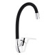 Змішувач для кухні з гнучким виливом Kroner KRM Odra - C032BLK
