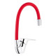Змішувач для кухні з гнучким виливом Kroner KRM Odra - C032RED