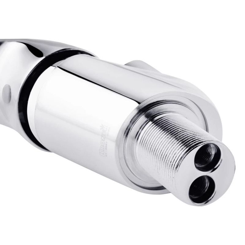 Змішувач для кухні з гнучким виливом Kroner KRM Odra - C032WHI