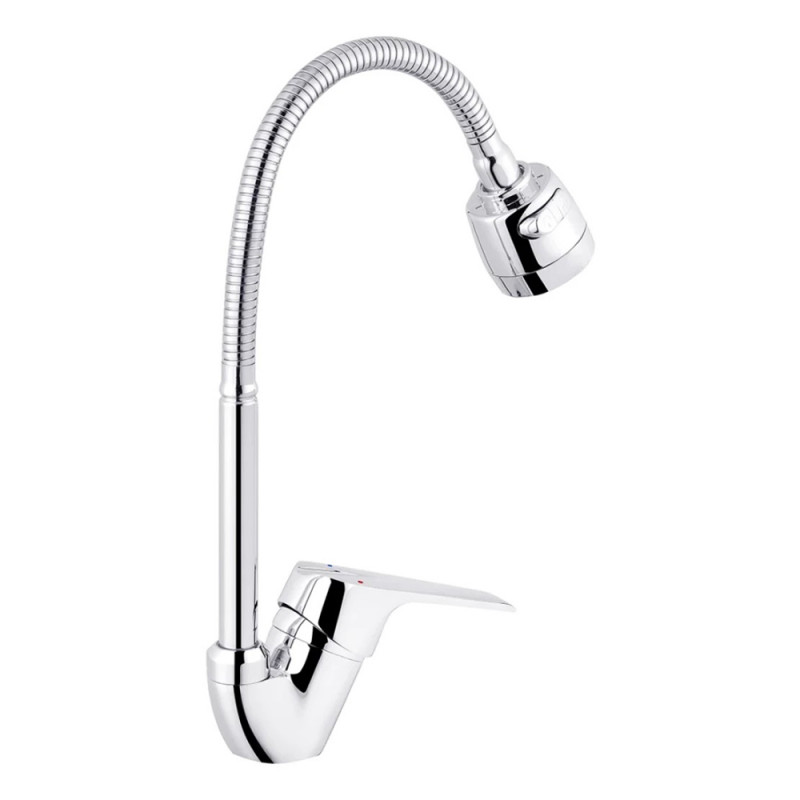 Змішувач для кухні з гнучким виливом Kroner KRM Odra - C038-1