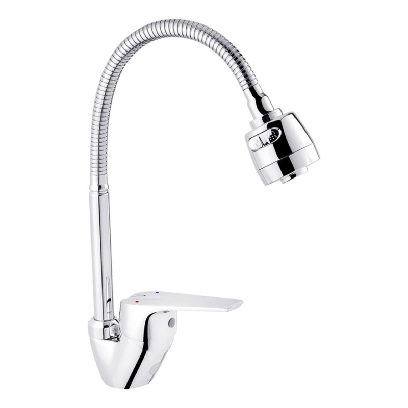 Змішувач для кухні з гнучким виливом Kroner KRM Odra - C038-1