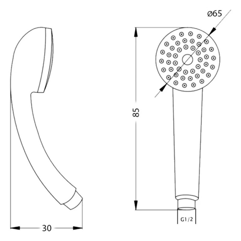 Лійка для душу Kroner KRM - C714