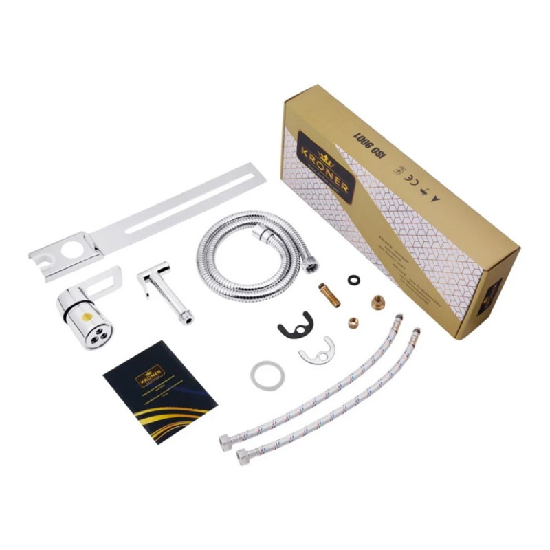 Змішувач-приставка для біде Kroner KRM Zenda - C025