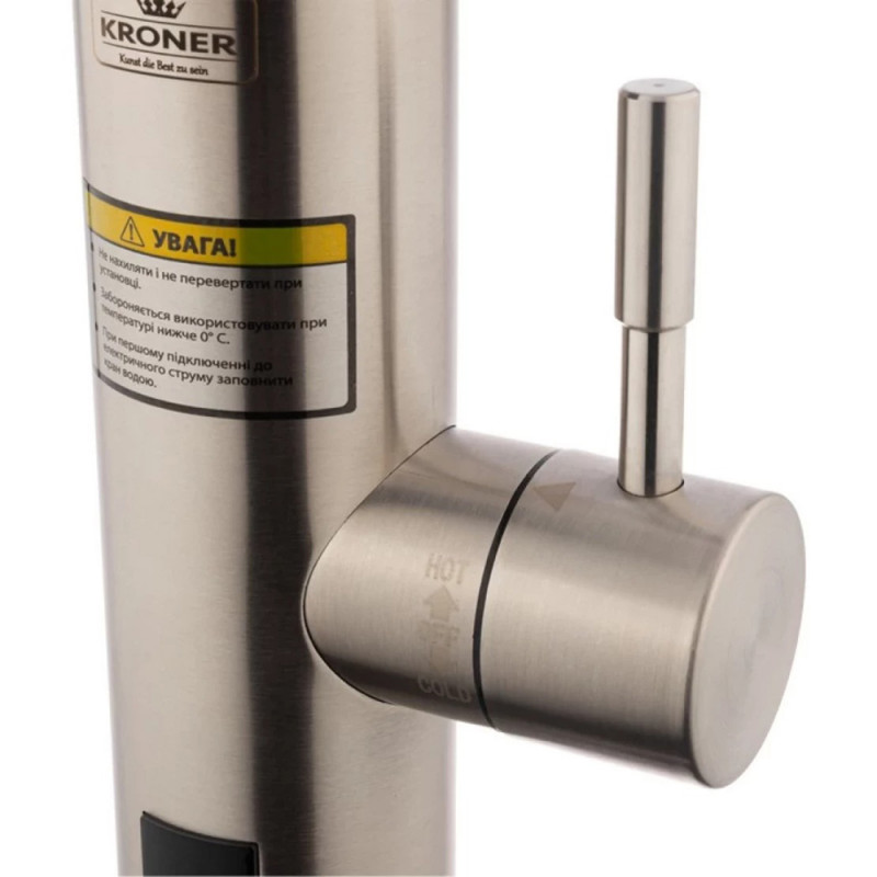 Проточний водонагрівач Kroner KRP Volt - ESG089 з дисплеєм