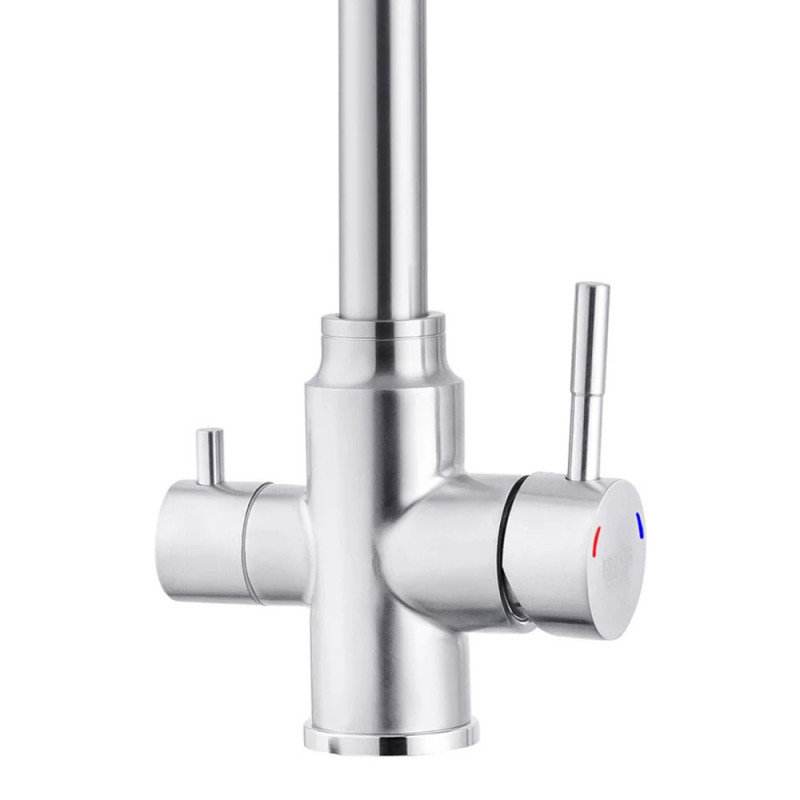 Змішувач для кухні з підключенням до фільтру Kroner KRP Edelstahl Klassisch - ESG038