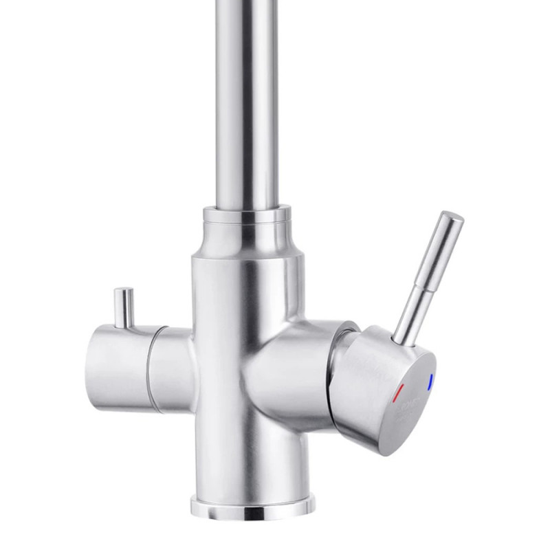 Змішувач для кухні з підключенням до фільтру Kroner KRP Edelstahl Klassisch - ESG038