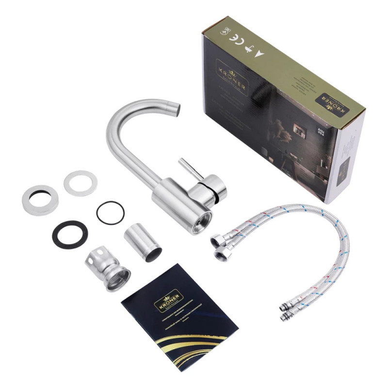 Змішувач для раковини Kroner KRP Edelstahl Klassisch - ESG011