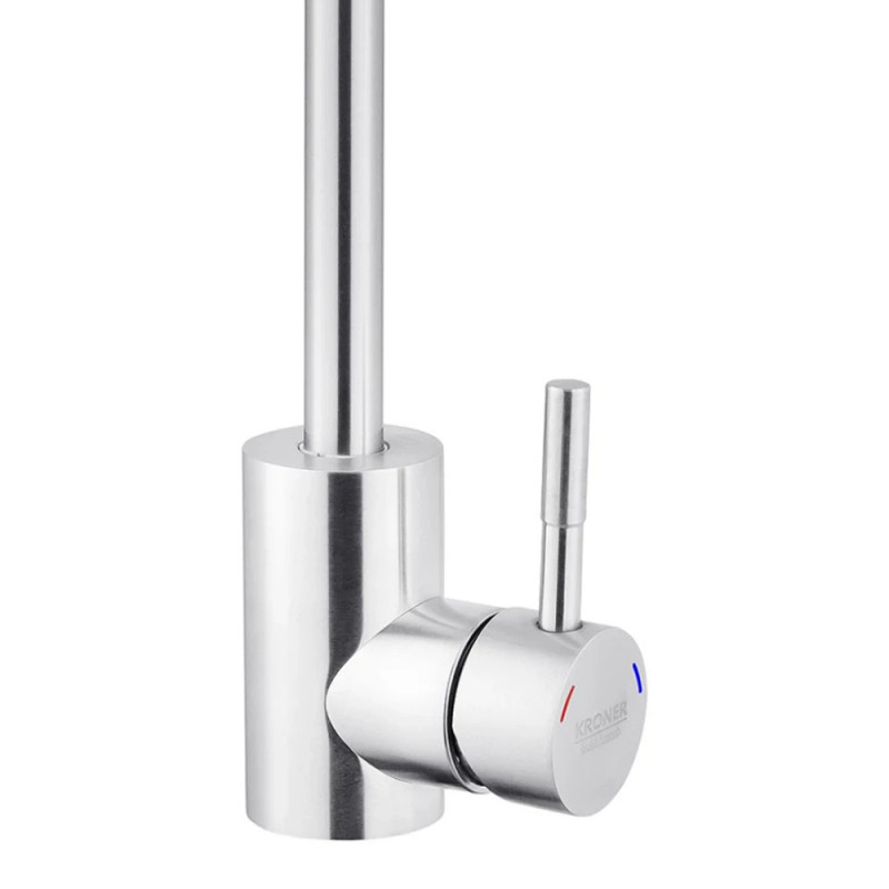 Змішувач для кухні з гнучким виливом Kroner KRP Edelstahl Klassisch - ESG035-1