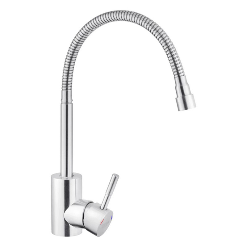 Змішувач для кухні з гнучким виливом Kroner KRP Edelstahl Klassisch - ESG035-1