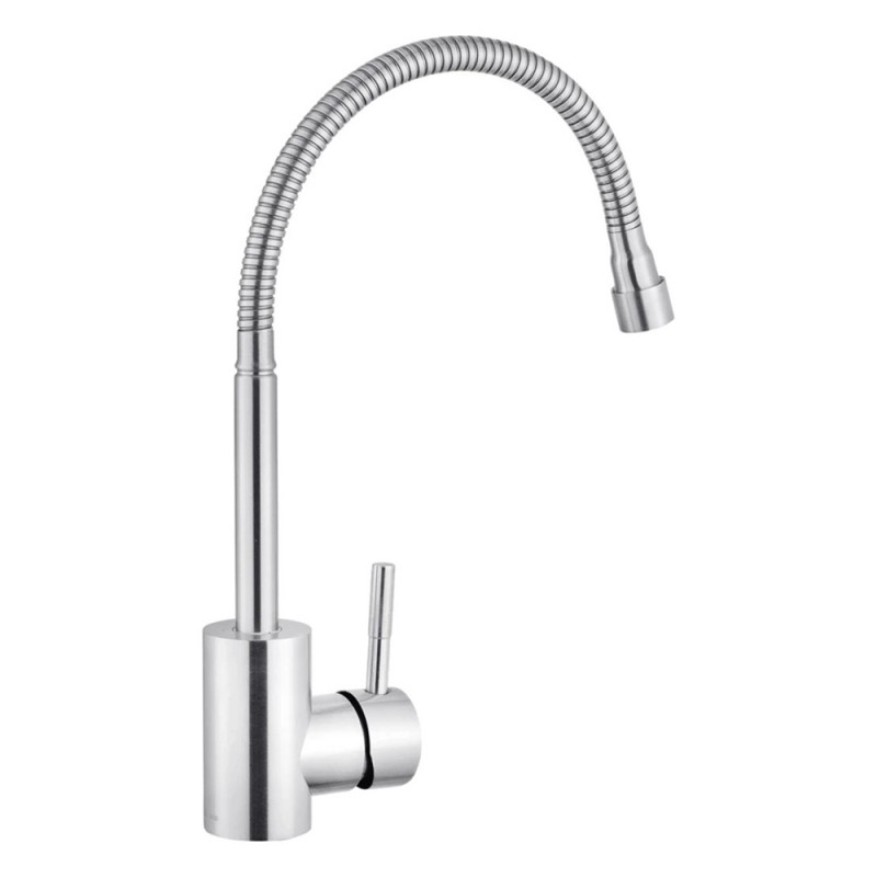 Змішувач для кухні з гнучким виливом Kroner KRP Edelstahl Klassisch - ESG035-1