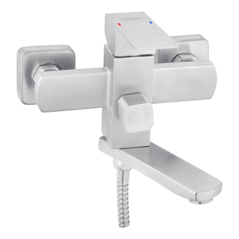 Змішувач для ванної Kroner KRP Edelstahl Kubus - ESG060