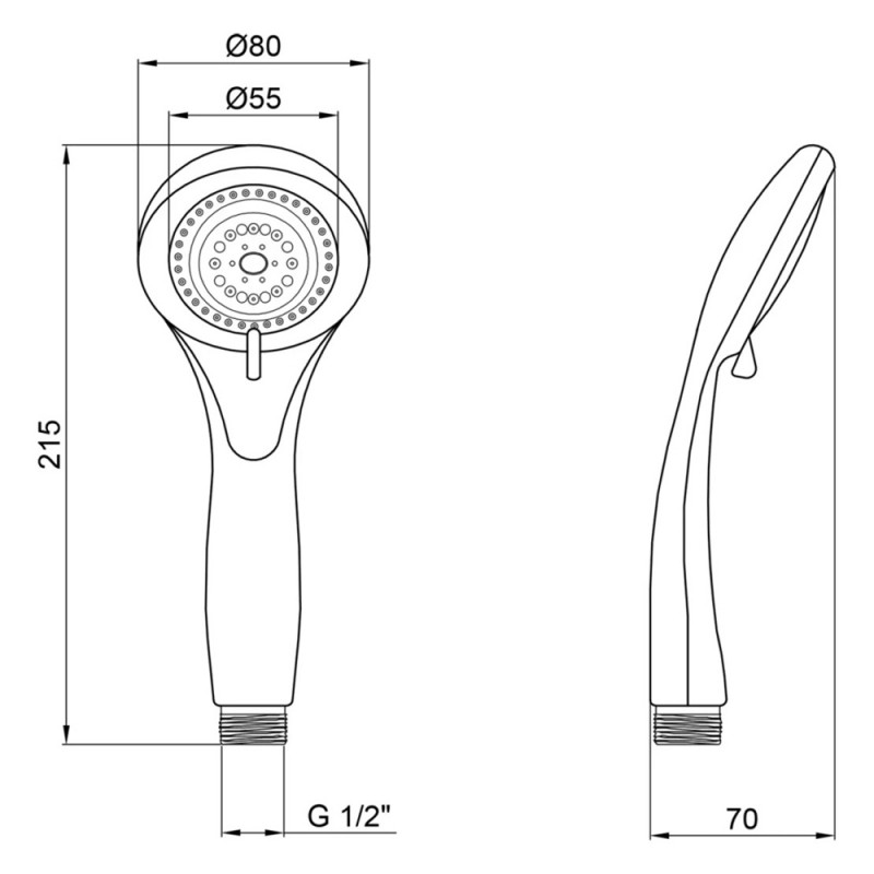 Лійка для душу Kroner KRM - C713