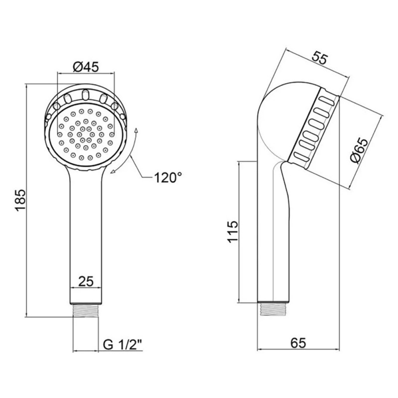 Лійка для душу Kroner KRM - C707