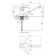 Змішувач для кухні Kroner KRP Konstante - C030