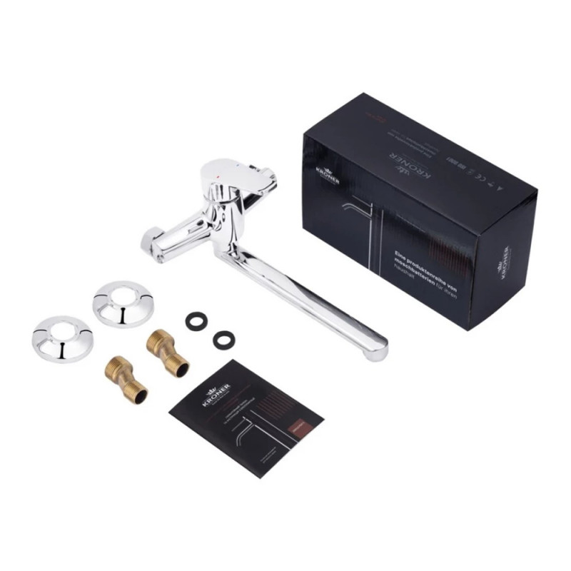 Змішувач кухонний настінний Kroner KRP Brocken - С040