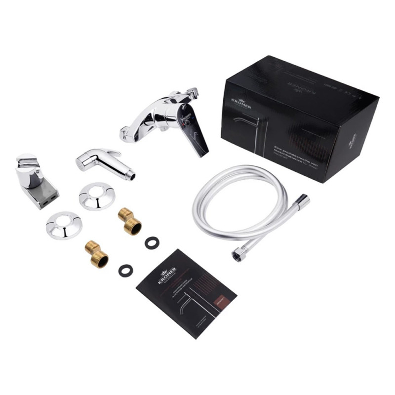 Гарнітур для гігієнічного душу зовнішнього монтажу Kroner KRP Enzo - C052