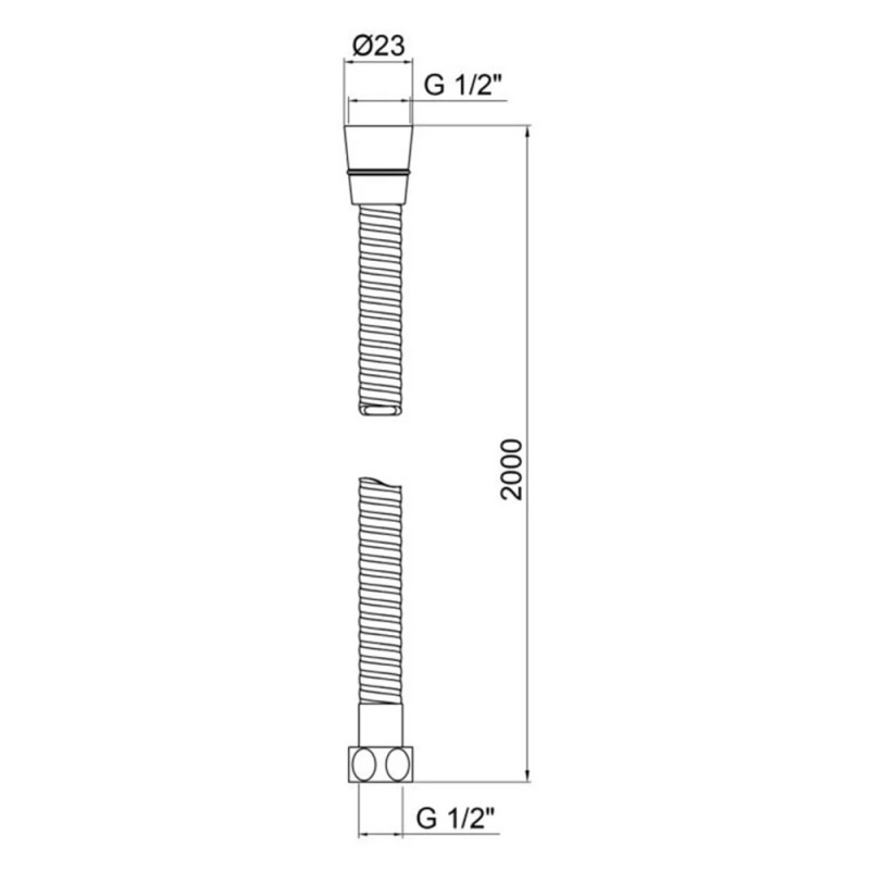 Шланг для душу Kroner KRM - C604 200 см