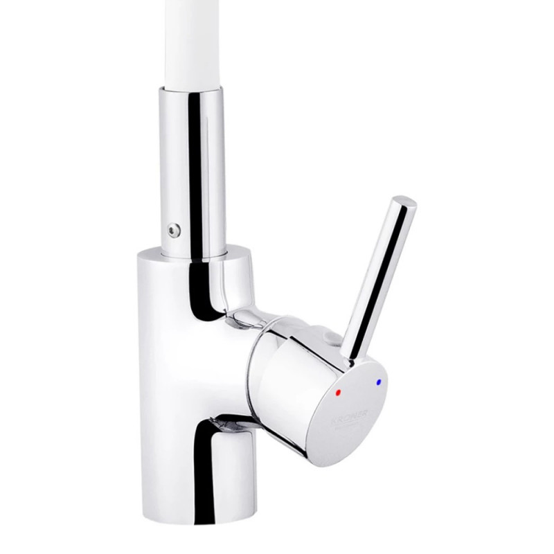 Змішувач для кухні з гнучким виливом Kroner KRP Küche - C031WHI