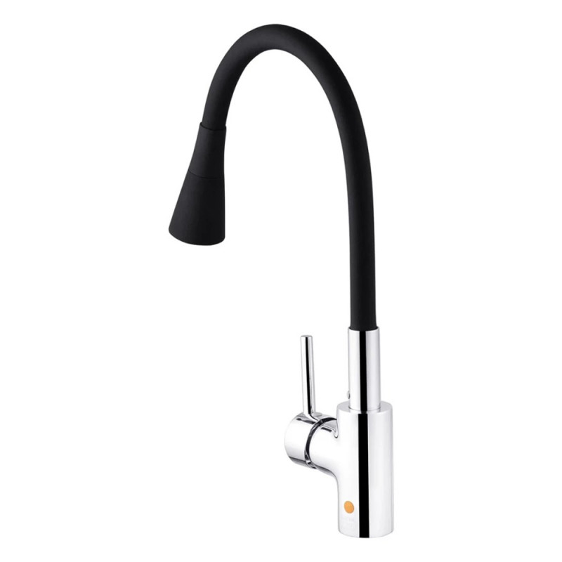 Змішувач для кухні з гнучким виливом Kroner KRP Küche - C031BLK