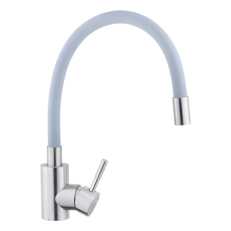 Змішувач для кухні з гнучким виливом Kroner KRP Edelstahl Klassisch - ESG035GRA