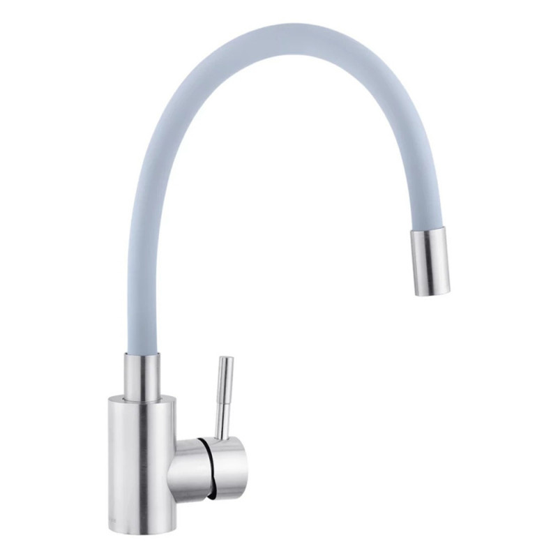 Змішувач для кухні з гнучким виливом Kroner KRP Edelstahl Klassisch - ESG035GRA