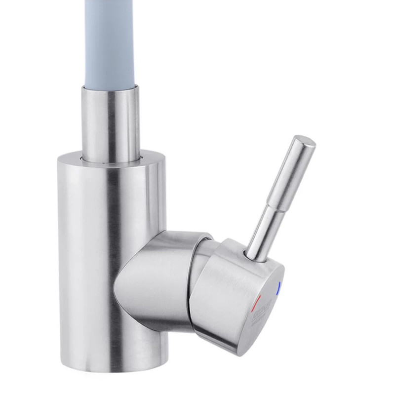 Змішувач для кухні з гнучким виливом Kroner KRP Edelstahl Klassisch - ESG035GRA