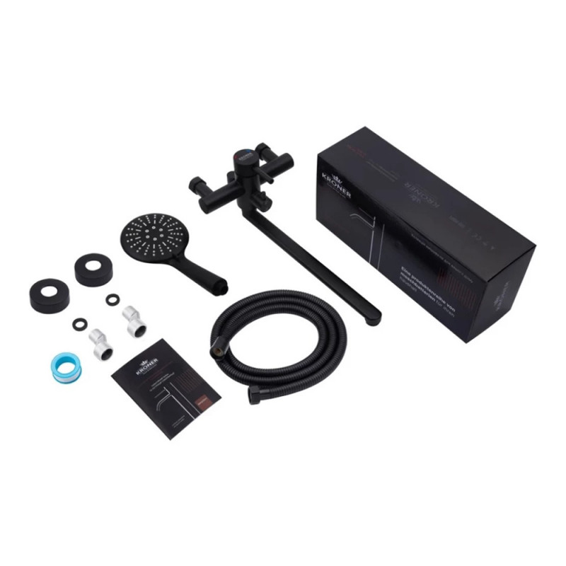 Змішувач для ванної Kroner KRP Edelstahl Klassisch - SCH070