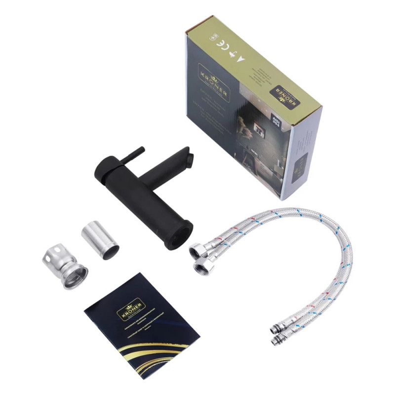 Змішувач для раковини Kroner KRP Edelstahl Klassisch - SCH010