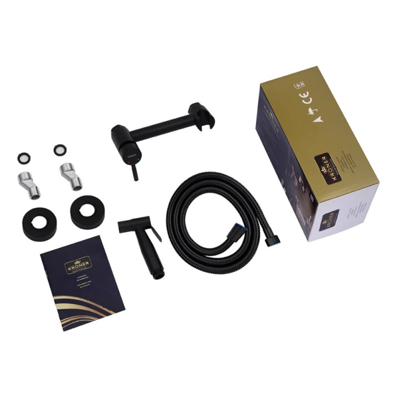 Змішувачі з гігієнічним душем Kroner KRP Edelstahl Klassisch - SCH052