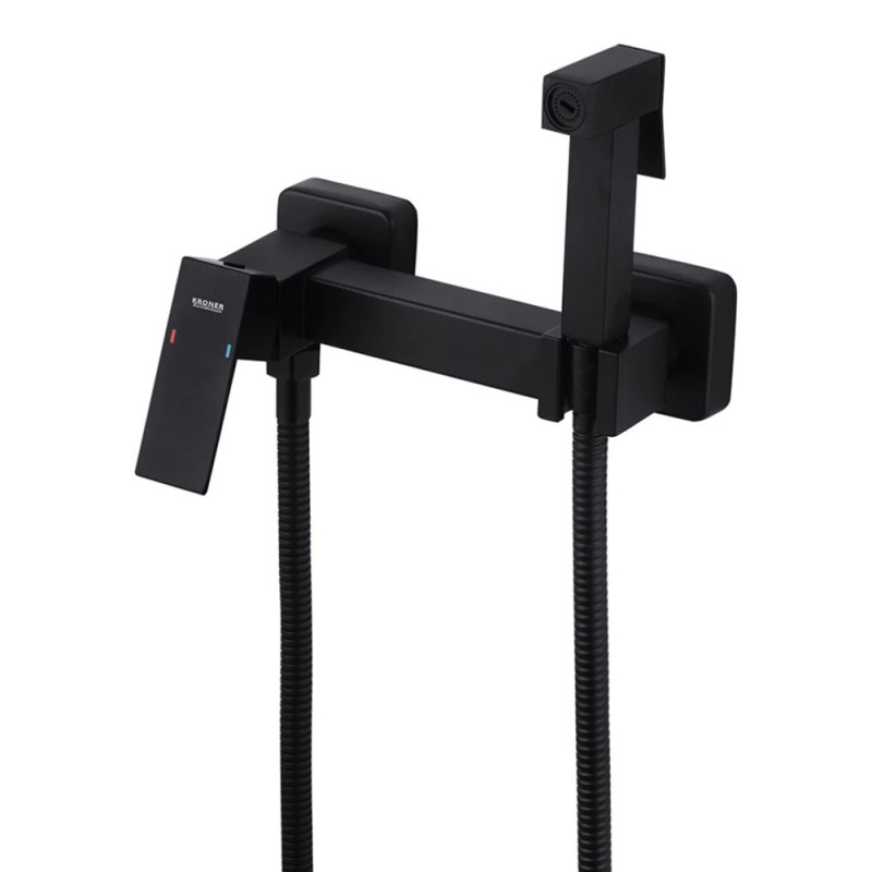 Змішувачі з гігієнічним душем Kroner KRP Edelstahl Kubus - SCH052