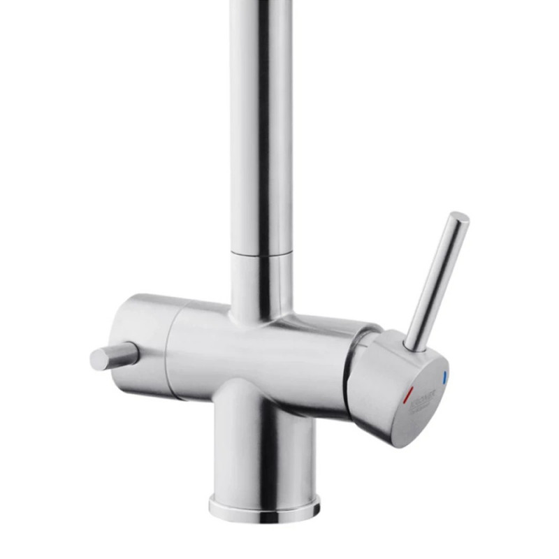 Змішувач для кухні з підключенням до фільтру Kroner KRP Edelstahl Klassisch - ESG03815BLK