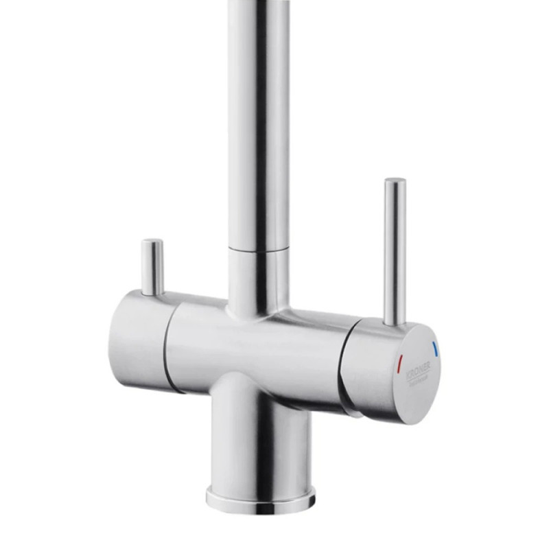 Змішувач для кухні з підключенням до фільтру Kroner KRP Edelstahl Klassisch - ESG03815BLK