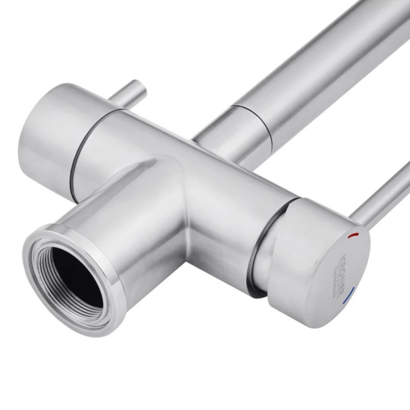 Змішувач для кухні з підключенням до фільтру Kroner KRP Edelstahl Klassisch - ESG03815BLK