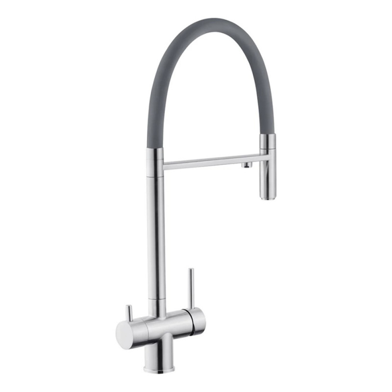 Змішувач для кухні з підключенням до фільтру Kroner KRP Edelstahl Klassisch - ESG03815GRA