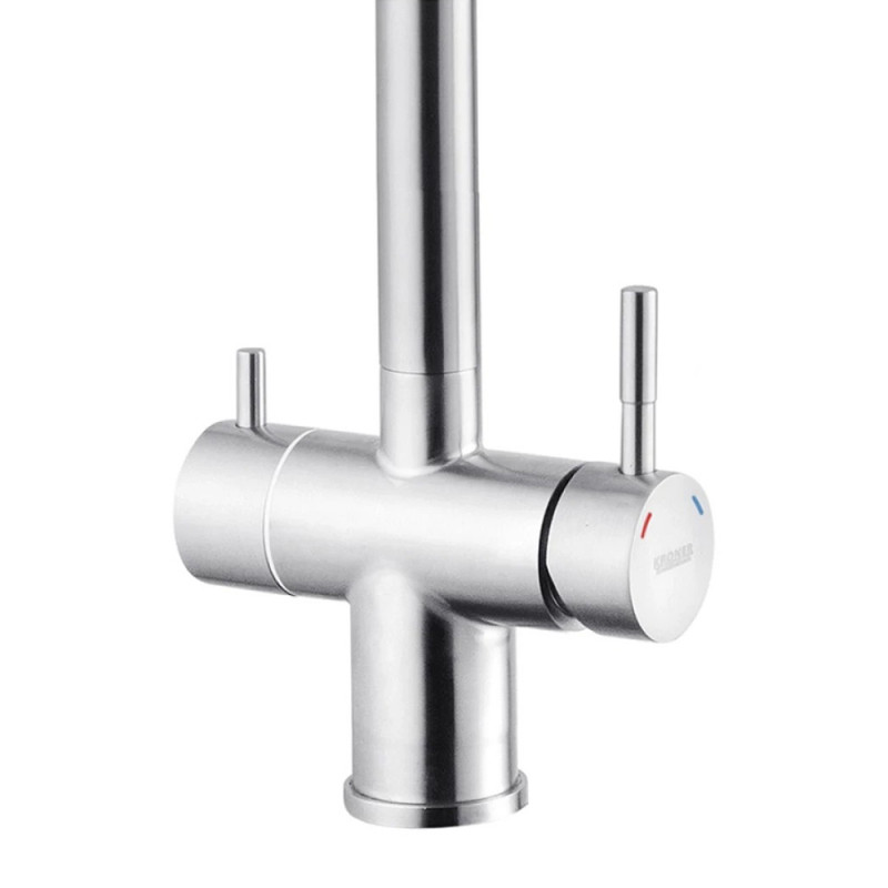 Змішувач для кухні з підключенням до фільтру Kroner KRP Edelstahl Klassisch - ESG03815GRA