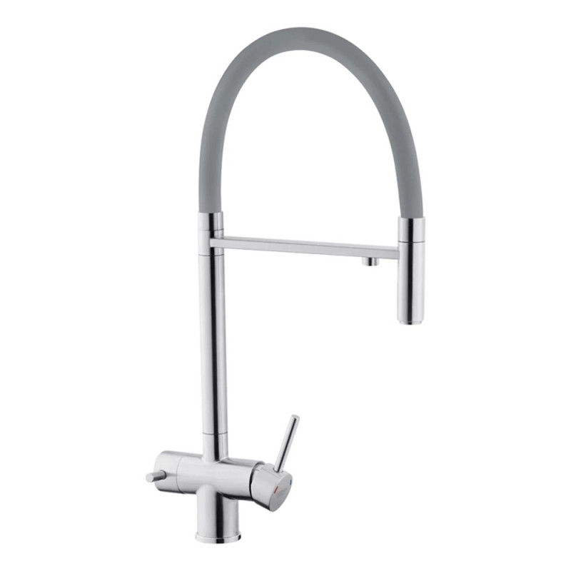 Змішувач для кухні з підключенням до фільтру Kroner KRP Edelstahl Klassisch - ESG03815GRA