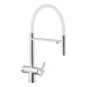 Змішувач для кухні з підключенням до фільтра Kroner KRP Edelstahl Klassisch - ESG03815WHI