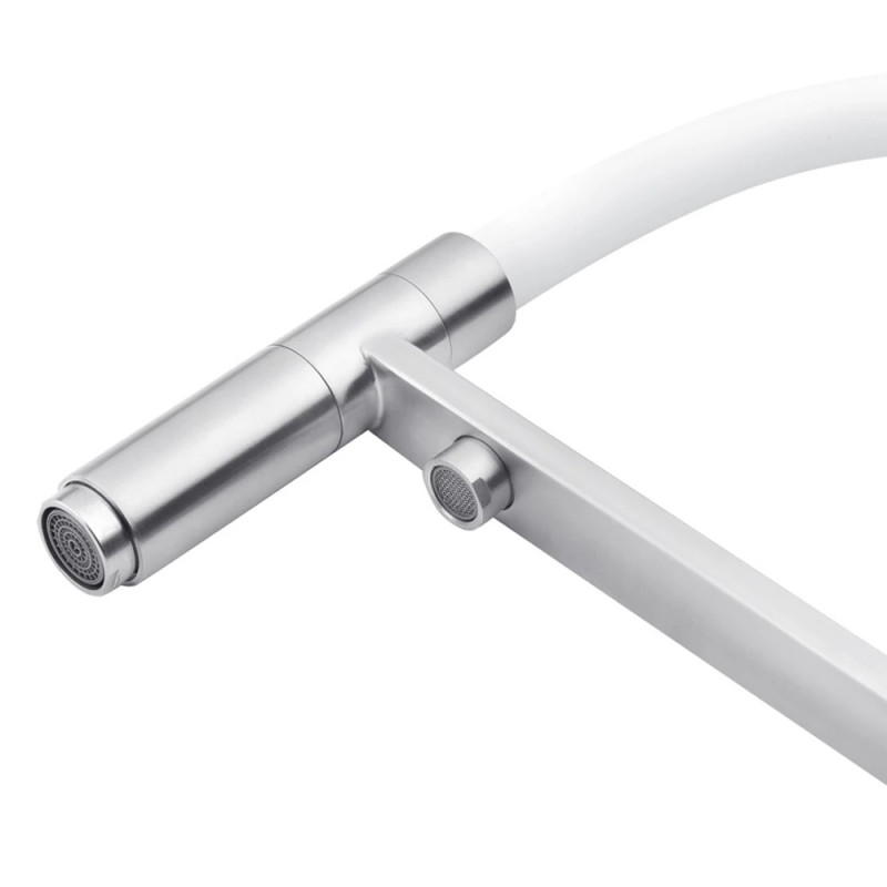 Змішувач для кухні з підключенням до фільтра Kroner KRP Edelstahl Klassisch - ESG03815WHI