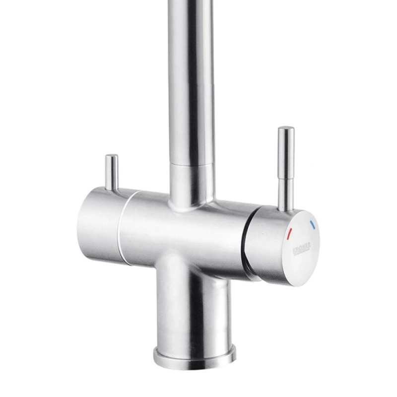 Змішувач для кухні з підключенням до фільтра Kroner KRP Edelstahl Klassisch - ESG03815WHI