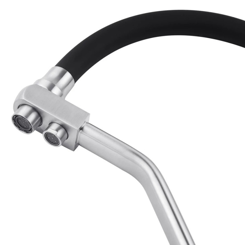 Змішувач для кухні з підключенням до фільтру Kroner KRP Edelstahl Klassisch - ESG03817BLK