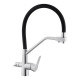 Змішувач для кухні з підключенням до фільтру Kroner KRP Edelstahl Klassisch - ESG03817BLK